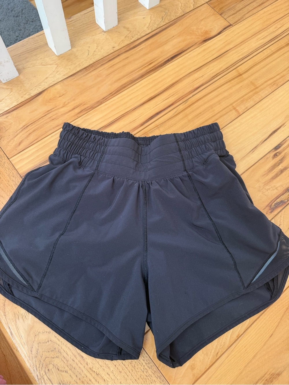 lululemon athletica Black High-Waist Athletic Shorts